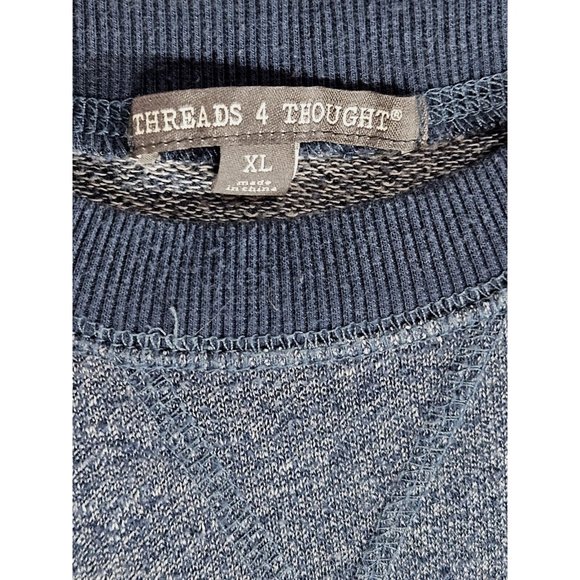 Threads 4 Thought Sweater Pullover Mens XL Blue Casual Outdoors Lightweight - Picture 5 of 8